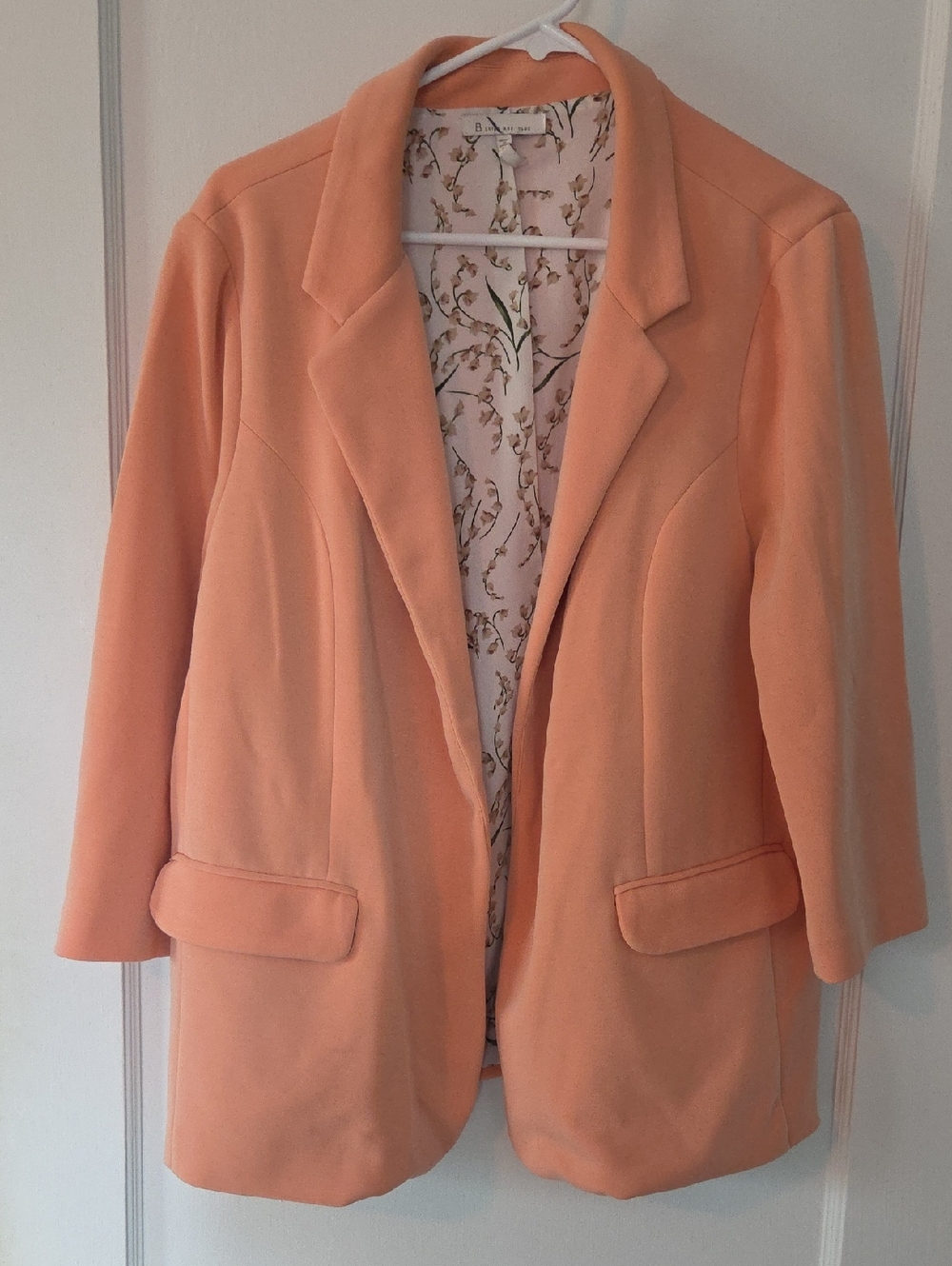 Skies Are Blue Peach Blazer Jacket Skies Are Blue